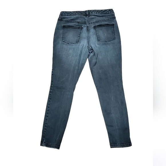 Women Universal Thread Charcoal Grey High Rise Stretchy Denim Jegging Jeans - Picture 3 of 10